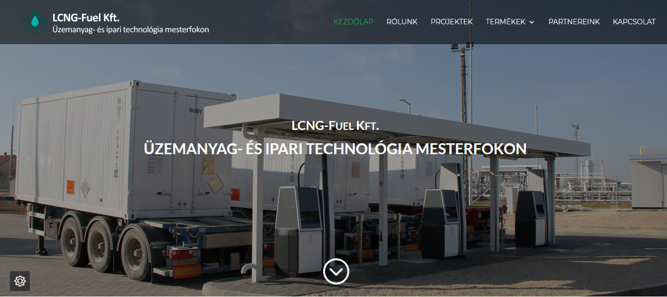 LCNG Fuel Kft weboldal